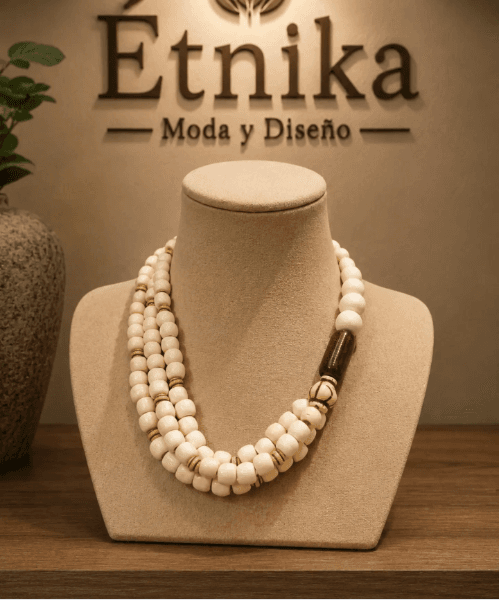 Collar Multicapa Perla Nácar