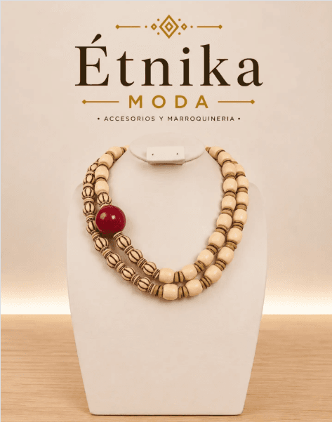 Collar Semillas Rojo